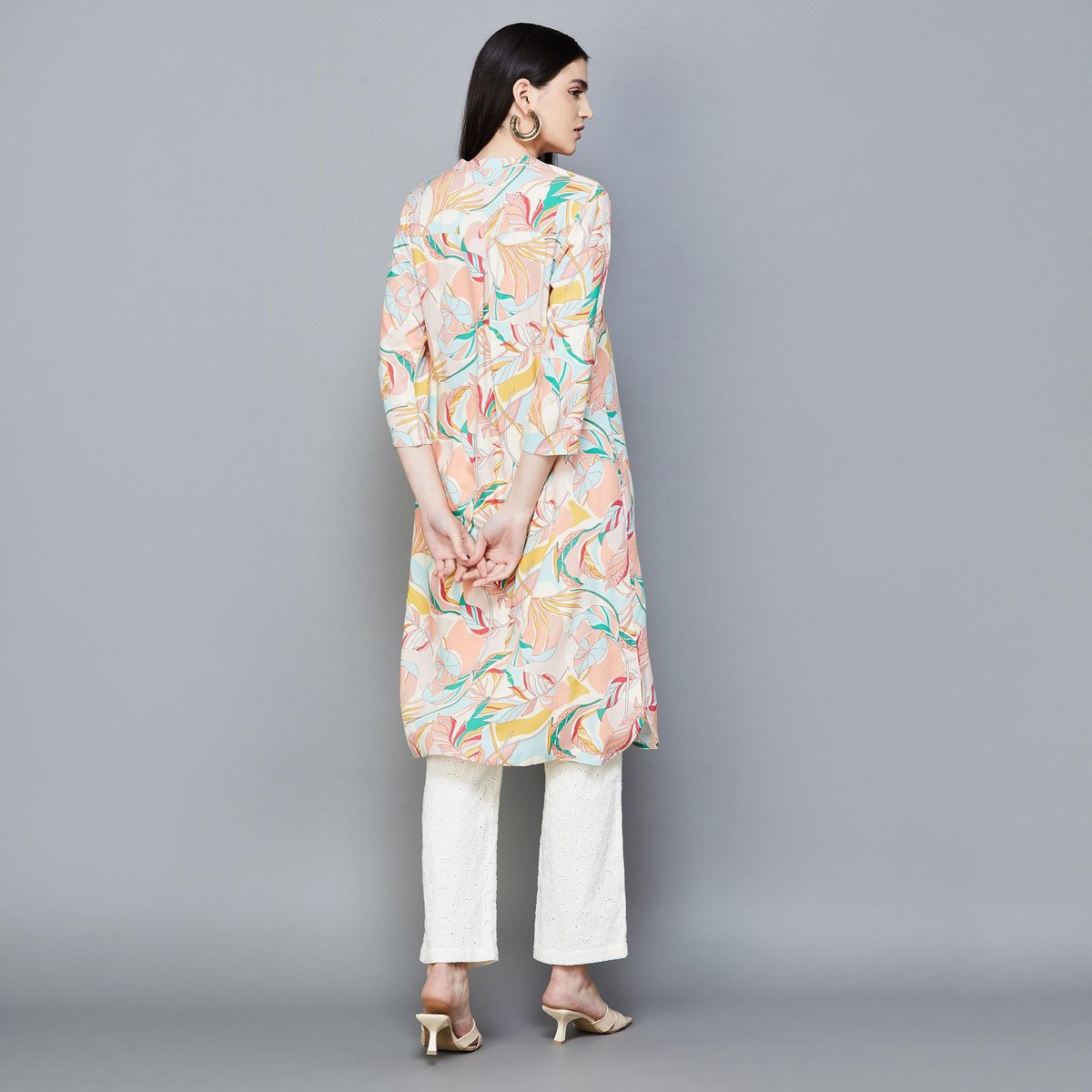BHAYLI'S ETHNIC CHARM PRINTED STRAIGHT KURTA
