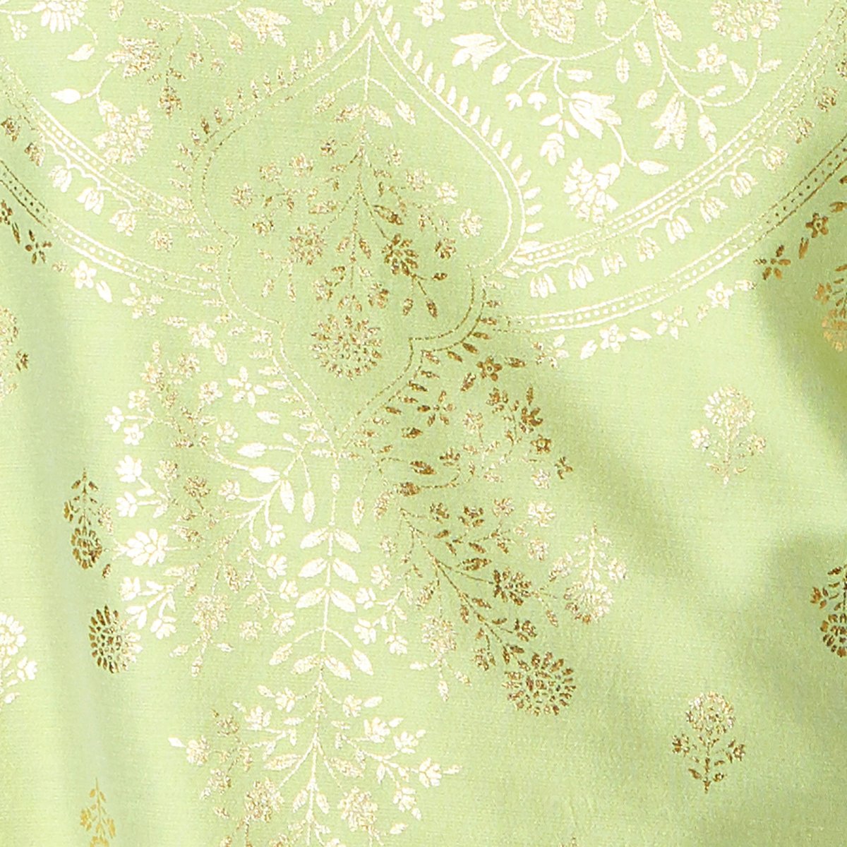 BHAYLI'S FOIL PRINTED GLAM STRAIGHT KURTA