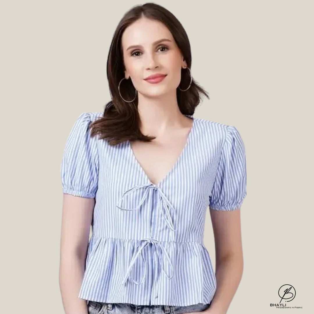 BHAYLI'S PUFF SLEEVE TOP