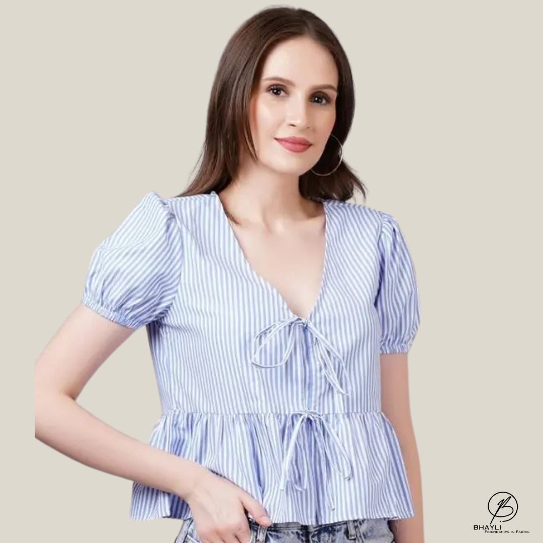 BHAYLI'S PUFF SLEEVE TOP