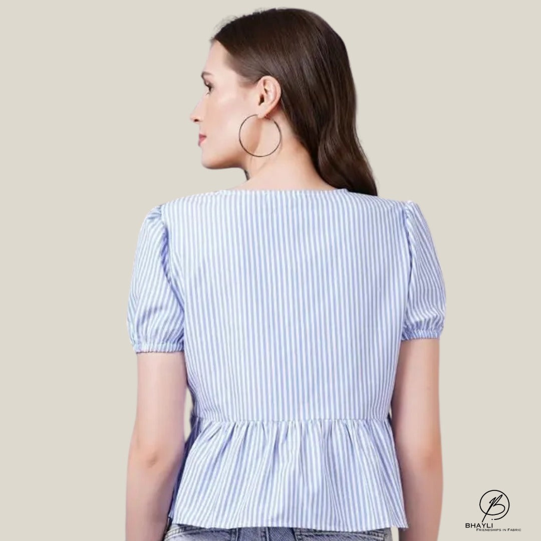 BHAYLI'S PUFF SLEEVE TOP